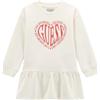 GUESS Vestito per Bambine e Ragazze Écru 7 Anni (122cm)