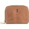 Berliner Bags Portamonete Braga Donna Piccolo in Vera Pelle con Cerniera | Marrone, Portafoglio Mini Compatto, per Banconote e Monete, Fodera in Cotone, Versatile, Tascabile, Elegante