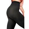Leggings Massaggiante Trama Ad Onde Graduata Black 5