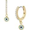 Fossil Women's Brass or sterling silver with hoop closure Earrings