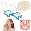 SEMINISMAR Corona temporanea,Dente provvisorio,Sfaccettatura dentale,Denti falsi,Corona temporanea dentale,Falsi denti multiuso,Kit di riparazione dentale,Denti posteriori dentali,100 PCS