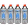Z.M.C 4 cartucce di gas butano da 227 g con valvola tipo MSF-1a, cartuccia a gas butano universale con attacco a baionetta per fornelli da campeggio, riscaldamento a gas, bruciatore a gas, bruciatore
