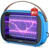 Buzbug Insetticida a LED, 10 anni di durata della lampada, 2800 V, forte trappola per zanzare e mosche, sostenibile, con basso consumo energetico, lampada per zanzare, repellente per zanzare (poli)
