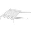 VERDELOOK Griglia in Acciaio Inox aisi 430 per Alimenti 60x40 cm. Grill per Barbecue e caminetto
