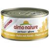 Almo Nature pollo con zucca 70 G Gatto Fodera, confezione da pezzi