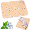 Generico Tappeto rinfrescante per cani e gatti 2026, tappeto refrigerante portatile resistente per gatti, coperta rinfrescante contro il calore cani, materasso refrigerante animali antimorso e lavabile