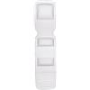 Kleine Wolke Wellness - Tappetino per Vasca da Bagno, in PVC, 36 x 145 cm, Colore: Bianco