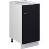 Vicco Mobile base Fame-Line, Nero rigato, 40 cm