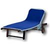 IL BOTTEGONE Telo Mare Copri lettino Antisabbia con Tasche e Cuscino Gonfiabile (Blu royal)