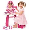 Kinderplay - Set di trucchi per bambini con luce e suono, per bambine dai 3 anni in su, con specchio e 32 accessori - Fairy Glow Dresser