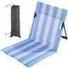 Generico Sedia da Spiaggia Pieghevole - Lettino Pieghevole Per Esterno Rilassante A Righe Con Supporto Lombare - Sedia Da Spiaggia Portatile,Per Prato, Giardino, Picnic, Sport, Campeggio, Patio e Piscina.
