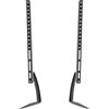 StarTech Supporto TV - Supporto universale da tavolo per televisori da 81 a 178 cm - Regolabile in altezza - Adatto per schermi LCD e LED - Capacità di carico: 35 kg - Acciaio laminato a freddo - Colore: nero