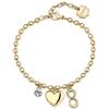 Brosway Bracciale Donna in Acciaio e Cristalli con Simbolo Cuore | Collezione Chakra - BHKLE06
