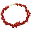 Antonino De Simone Bracciale con cheap piccolo in corallo rosso del Mediterraneo, montato in argento dorato 925. Il bracciale è lungo cm 19 e pesa circa 12 gr