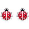 LINSTER Orecchini di dinosauro coccinella pinguino mucca delle Highland elefante koala lontra marina mucca in argento sterling 925 orecchini a bottone con animali carini gioielli regali per bambine e figlie