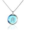 Kristallwerk Collana in argento 925 con segno zodiacale, in cristallo Swarovski®, argento, colore: Krebs 22.06.-23.07., cod. 604920001BLUEABKREBSKS