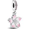 CWOne Designs Ciondolo in Argento Sterling 925 per Braccialetti Pandora - Ciondolo Autentico in Argento Sterling S925 per Braccialetti con Sacchetto Regalo, One size, Argento sterling, Zirconie