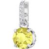 Swarovski Donna 5437326 Remix Collection Charm, Novembre, Giallo, Placcatura Rodio