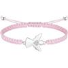 TIHNY Bracciale Angelo Custode Rosa, Braccialetto Regolabile con Ciondolo Angelo per Protezione, Regalo Gioielli per Donna, Ragazze e Bambine