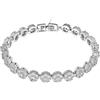 MAFKIATAMY Nuovo 2026 Unisex Cubic Zirconia Tennis Bracciali Per Le Donne Rotondo Fiore Fascino Braccialetto Del Braccialetto Del Partito Regali di San Valentino Decorazione Gioielli Di Lusso Con Te