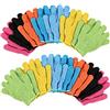 Duufin 14 Paia Guanti Esfolianti per Corpo Scrub 7 Colori Guanti Esfolianti per Doccia
