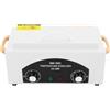 Snnowdate Sterilizzatore Barattoli Sterilizzatore Unghieria Autoclave Sterilizzazione Barattoli Scatola Di Pulizia In Metallo Ad Alta Temperatura, Con Timer, Spa, Manicure, Pedicure, Barbiere, 300W, 50-220 ℃