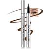 STNFAREBI Eyeliner Liquido Marrone Waterproof, Punta in Feltro 0.1 mm Ultra Precisa, Lunga Tenuta 12H Matita Occhi, Formula ad Asciugatura Rapida, Linee Precise, Texture Liscia, Facile da Usare