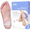 JVR Maschera Esfoliante Piedi, 3 paia JVR Acido Lattico Maschere Peeling Feet, riparazione tallone ruvido, rimozione della pelle morta, desquamazione di calli (Lavanda)