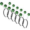 Lezevn Set di 6 palline colorate per antenna marziana, accessori per Halloween e Natale, colore: verde
