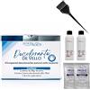 SesiomWorld Kit per capelli professionali - 2 creme da 20 vol, 2 buste in polvere e pennello applicatore - schiarimento sicuro e uniforme per il corpo