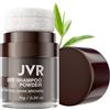 JVR Shampoo secco in polvere opacizzante per capelli castani scuri e neri, 10 g, vegano e senza profumo