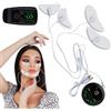 Generico Massaggiatore Viso Portatile, Stimolatore Dei Muscoli Facciali Con Pad Massaggiatore EMS, A Corrente Elettrica V Esercitatore Dimagrante Viso EMS Macchina Il Lifting Del Il