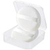 Litoott 2 pouf grande, in puro cotone Jumbo da 10 cm, con custodia, in velluto rotondo e soffice, in polvere per il corpo sciolto, fondotinta cosmetico, spugne, senza funghi, puff