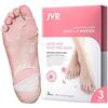 JVR Maschera Esfoliante Piedi, 3 paia JVR Acido Lattico Maschera Peeling Piedi, riparazione tallone ruvido, rimozione della pelle morta, desquamazione di calli (Rosa)