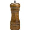 kissral Macinapepe Manuale Agitatori di Pepe Regolabili in Legno Saliera con Macina Spezie in Ceramica Agitatore di Sale per Pepe Classico, Alta: 14,5 cm
