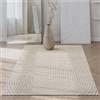 the carpet he carpet Santo Plus - Tappeto da esterno di alta qualità, adatto per soggiorno, camera da letto e terrazza, resistente alle intemperie, durevole e facile da pulire, Beige, 300 x 400 cm