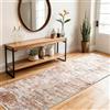 SOANNY Tappeto Passatoia Astratto Lavabile 60x180 cm, Beige Ruggine | Moderno, Pelo Corto, Super Morbido, Antiscivolo, Corridoio, Ingresso, Cucina, Camera da Letto, Lavanderia, Ufficio