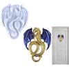 Generic Stampo in resina a forma di animale - 26 x 20,8 x 2,1 cm, stampo in silicone a forma di drago volante, stampo in silicone | decorazione artistica per casa, ufficio, per familiari, amici e amanti per