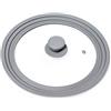 O-ishii Lidmaster - Coperchio in Vetro Universale per padelle e pentole con Ø di 24, 26, 28 cm