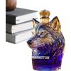 Generico Decanter Per Whisky - Bottiglia Per Liquori In Scolpito Da 750 Ml, Dispenser Per Liquori A Forma Di Cucciolo | Creativo Bicchieri Display Ornamento Contenitore Di Stoccaggio Di Alcol Idea Regalo