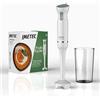 Imetec FrullaFacile, Frullatore a Immersione, Gambo XL, Lame in Acciaio Inox, Funzionamento a Impulsi, Bicchiere Graduato da 700 ml BPA Free, 800 W, Impugnatura Ergonomica