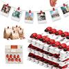 Dorunova Set di Mollettine in Legno Piccole con Coccinelle Decorative - Mini Mollette per Foto, Lavoretti Fai da Te, Segnaposto e Clip Chiudi Sacchetti Cucina 48 Pieces (Modello A)