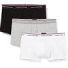 Tommy Hilfiger Uomo Pantaloncini Boxer Vita Bassa Confezione da 3 Cotone, Multicolore (Black/Grey Heather/White), S