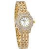 JewelryWe Orologio al Quarzo da Polso Donna Con Strass, Bracciale Senza Numero - Regalo per Amica, Fidanzata, Mamma