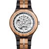 VICVS Orologio meccanico automatico da uomo in legno Orologio casual sportivo da uomo in legno Questo orologi in legno per acciaio inossidabile Combo (Purple Sandalwood)