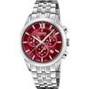 Festina Cronografo Chrono Swiss Made, rosso, 41