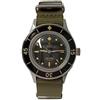 WATCH EXPERIMENTAL UNIT Sea Wolf Army Acciaio Automatico Verde Nero Tessuto Militare Orologio Mitt Uomo