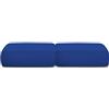 BIANCHERIAWEB Copriseduta per Divano Elasticizzato Antimacchia Genius in Tinta Unita Coppia 1 Posto Blu 1002