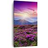 ARTTOR Quadri Moderni Soggiorno Prato Montagna Cielo Paesaggio Quadro su Tela Verticale 45x80cm Stampe da Parete Camera da Letto 1 pezzo Wall Art Canvas Piccoli Decorazione Murale Immagini PA45x80-2719