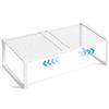 YushengTai Mensole regolabili per armadio, mensole espandibili, mensole per armadi, armadi, armadi, cucina, bagno, larghezza 27 cm, altezza 31 cm, lunghezza regolabile 38-62 cm (Bianco)